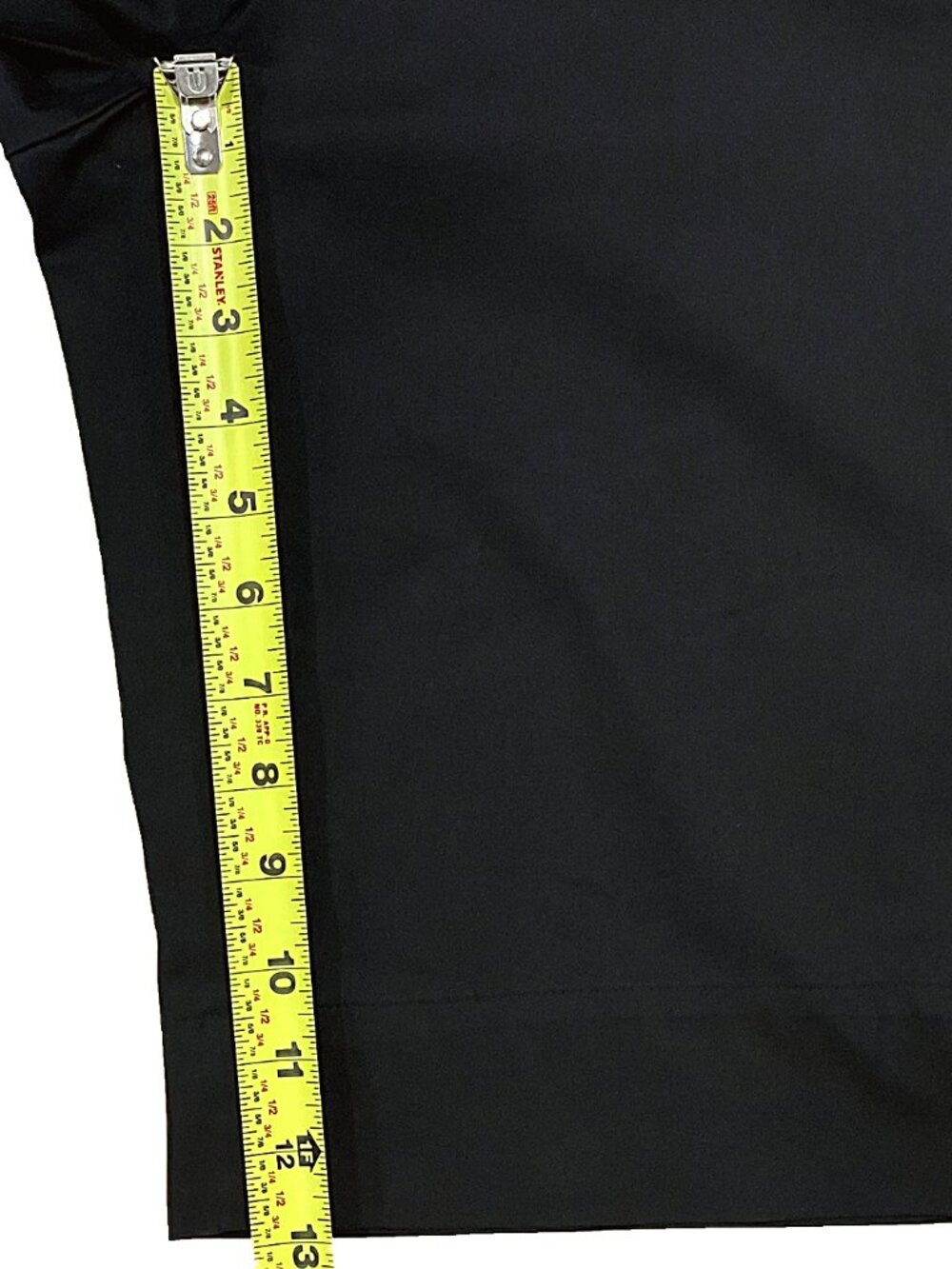 Black Bermuda Shorts Size 10 Tailored Cotton Stretch Workwear - Picture 5 of 10